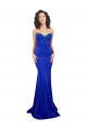 Low Back Royal Blue Sleeveless Sweetheart Mermaid Stretch Crepe Formal Evening Gown / Prom Dress / Bridesmaid Dress Worcester