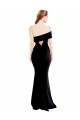 Keyhole Back Sleeveless One Shoulder Mermaid Stretch Crepe Formal Evening Gown / Prom Dress / Bridesmaid Dress Worcester