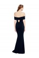 Keyhole Back Sleeveless Off the Shoulder Mermaid Stretch Crepe Formal Dress / Bridesmaid Dress Worcester