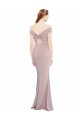 Keyhole Back Sleeveless Off the Shoulder Mermaid Stretch Crepe Formal Evening Gown / Prom Dress / Bridesmaid Dress Worcester