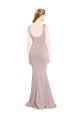 Cap Sleeves Scoop Neck Mermaid Stretch Crepe Formal Evening Gown / Prom Dress / Bridesmaid Dress Worcester