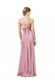 Open Back Sleeveless Spaghetti Straps Sheath Stretch Crepe Formal Evening Gown / Prom Dress / Bridesmaid Dress Worcester