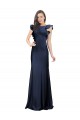 Keyhole Back Sleeveless Bateau Neck Mermaid Stretch Crepe Prom Dress / Bridesmaid Dress Worcester