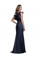 Keyhole Back Sleeveless Bateau Neck Mermaid Stretch Crepe Prom Dress / Bridesmaid Dress Worcester