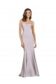 Arctic Lilac Sleeveless Strapless Mermaid Stretch Crepe Prom Dress / Bridesmaid Dress Worcester