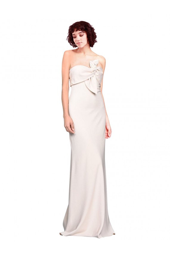 Sleeveless Strapless Mermaid Stretch Crepe Prom Dress / Bridesmaid Dress Worcester
