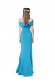 Sleeveless Off the Shoulder Sheath Stretch Crepe Formal Dress / Bridesmaid Dress Worcester