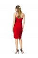 Red Sleeveless Sweetheart Sheath Stretch Crepe Formal Evening Gown / Prom Dress / Bridesmaid Dress Worcester