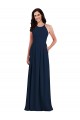 Criss Cross Open Back Sleeveless Halter Neck Trumpet Stretch Crepe Semi Formal Evening Dress / Bridesmaid Dress Worcester