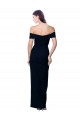 Black Sleeveless Off the Shoulder Mermaid Stretch Crepe Formal Dress / Bridesmaid Dress Worcester