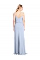 V-Back Sleeveless Cowl Neck Sheath Stretch Crepe Formal Dress / Bridesmaid Dress Worcester