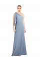 Flutter Sleeves One Shoulder Sheath Stretch Crepe Formal Dress / Bridesmaid Dress Worcester