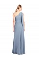 Flutter Sleeves One Shoulder Sheath Stretch Crepe Formal Dress / Bridesmaid Dress Worcester