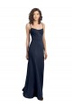Low Back Sleeveless High Neck Sheath Stretch Crepe Formal Dress / Bridesmaid Dress Worcester