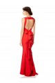 Open Back Sleeveless Halter Neck Mermaid Stretch Crepe Bridesmaid Dress / Evening Gowns Worcester