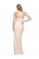 Low Back Nude Sleeveless Strapless Sheath Stretch Crepe Formal Evening Gown / Prom Dress / Bridesmaid Dress Worcester