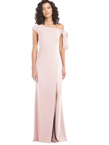 Cap Sleeves Off the Shoulder Trumpet Stretch Crepe Formal Evening Gown / Prom Dress / Bridesmaid Dress Worcester
