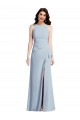 Sleeveless Halter Neck Trumpet Stretch Crepe Formal Dress / Bridesmaid Dress Worcester