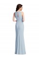 Sleeveless Halter Neck Trumpet Stretch Crepe Formal Dress / Bridesmaid Dress Worcester