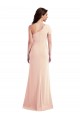 Cap Sleeves One Shoulder Trumpet Stretch Crepe Formal Evening Gown / Prom Dress / Bridesmaid Dress Worcester