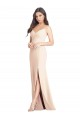 Sleeveless Spaghetti Straps Trumpet Stretch Crepe Semi Formal Evening Dress / Prom Dress / Bridesmaid Dress Worcester