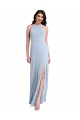 Criss Cross Open Back Sleeveless Halter Neck Sheath Stretch Crepe Formal Evening Gown / Prom Dress / Bridesmaid Dress Worcester
