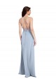 Criss Cross Open Back Sleeveless Halter Neck Sheath Stretch Crepe Formal Evening Gown / Prom Dress / Bridesmaid Dress Worcester