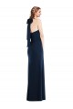 Open Back Sleeveless High Neck Trumpet Stretch Crepe Semi Formal Evening Dress / Prom Dress / Bridesmaid Dress Worcester