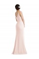 V-Back Sleeveless V-Neck Trumpet Stretch Crepe Formal Evening Gown / Prom Dress / Bridesmaid Dress Worcester