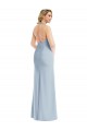 Open Back Sleeveless Halter Neck Trumpet Stretch Crepe Bridesmaid Dress / Evening Dress Worcester