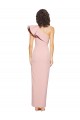 Mauve Sleeveless One Shoulder Sheath Stretch Crepe Formal Evening Gown / Prom Dress / Bridesmaid Dress Worcester