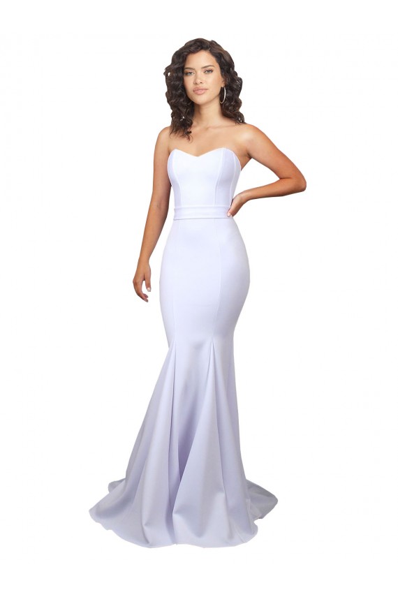 Sleeveless Sweetheart Mermaid Stretch Crepe Beach Wedding Dresses Worcester