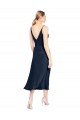V-Back Sleeveless V-Neck A-Line Stretch Satin Formal Evening Gown / Prom Dress / Bridesmaid Dress Worcester
