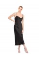 Low Back Sleeveless Spaghetti Straps A-Line Stretch Satin Formal Evening Gown / Prom Dress / Bridesmaid Dress Worcester