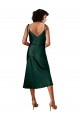 Sleeveless Cowl Neck Sheath Stretch Satin Black Tie Evening Gown / Prom Dress / Bridesmaid Dress Worcester