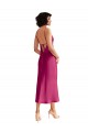 Low Back Sleeveless V-Neck A-Line Stretch Satin Formal Evening Gown / Prom Dress / Bridesmaid Dress Worcester
