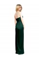 Hunter Sleeveless Scoop Neck A-Line Stretch Satin Formal Evening Gown / Prom Dress / Bridesmaid Dress Worcester