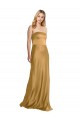 Sleeveless Strapless A-Line Stretch Satin Formal Evening Gown / Prom Dress / Bridesmaid Dress Worcester