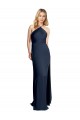 Criss Cross Open Back Sleeveless Halter Neck A-Line Stretch Satin Formal Evening Gown / Prom Dress / Bridesmaid Dress Worcester
