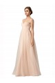 Sleeveless Sweetheart A-Line Tulle Bridesmaid Evening Gowns Worcester