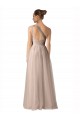 Keyhole Back Sleeveless Spaghetti Straps A-Line Tulle Formal Dress / Bridesmaid Dress Worcester