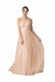 Keyhole Back Sleeveless Spaghetti Straps A-Line Tulle Formal Dress / Bridesmaid Dress Worcester