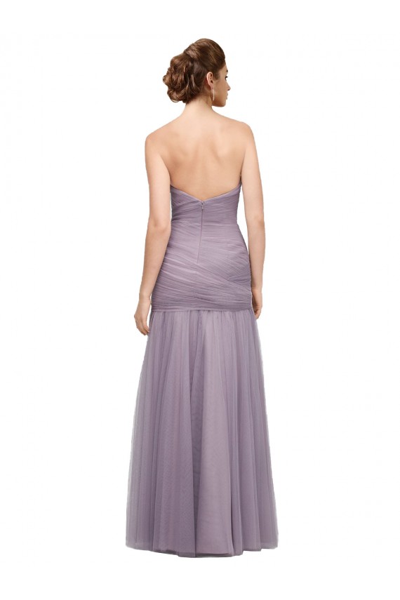 Heather Sleeveless Sweetheart Mermaid Tulle Bridesmaid Dress Worcester