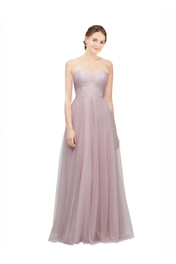 Sleeveless Sweetheart A-Line Tulle & Lace Bridesmaid Dress / Evening Dress Worcester