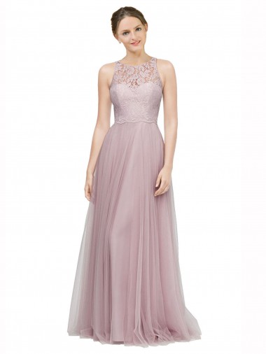 Sleeveless Sweetheart A-Line Tulle & Lace Bridesmaid Dress Worcester