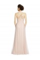 Pink Sleeveless Spaghetti Straps A-Line Tulle Bridesmaid Dress Worcester