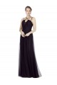 Sleeveless Spaghetti Straps A-Line Tulle Bridesmaid Gown Worcester