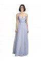 Lilac Sleeveless Spaghetti Straps A-Line Tulle Bridesmaid Dress Worcester