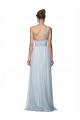 Mist Sleeveless One Shoulder A-Line Tulle Bridesmaid Dress Worcester