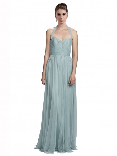 Sleeveless Halter Neck A-Line Tulle Bridal Party Dress / Evening Dress Worcester